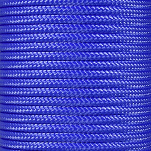Cordon tactique nylon 3 mm robuste et résistant bleu électrique 100 ft