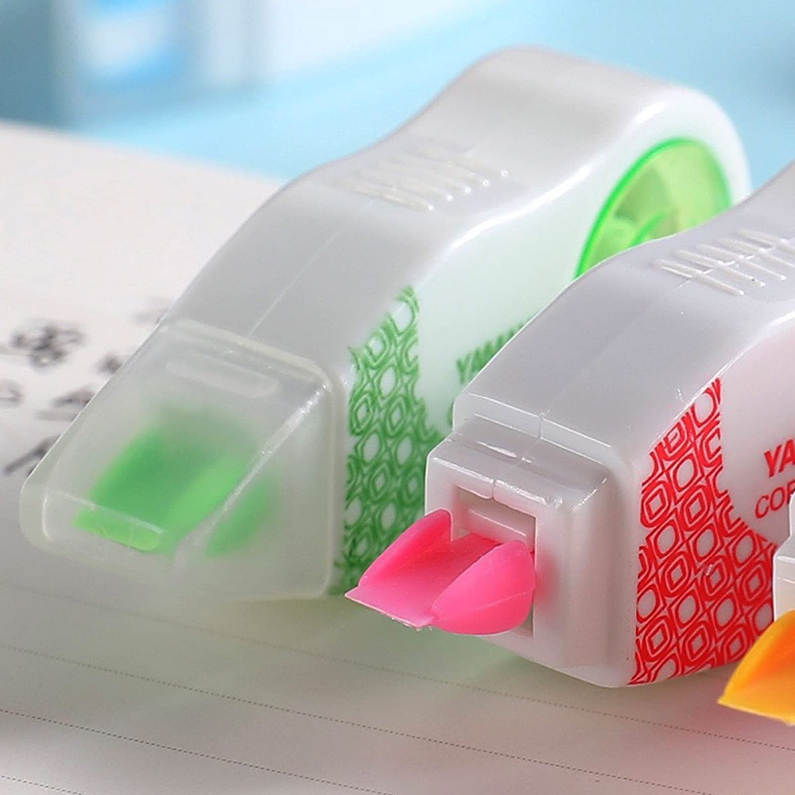 DIIOOMIEEU Correzione Fluido Nastro Correttore Cartoon Pollo