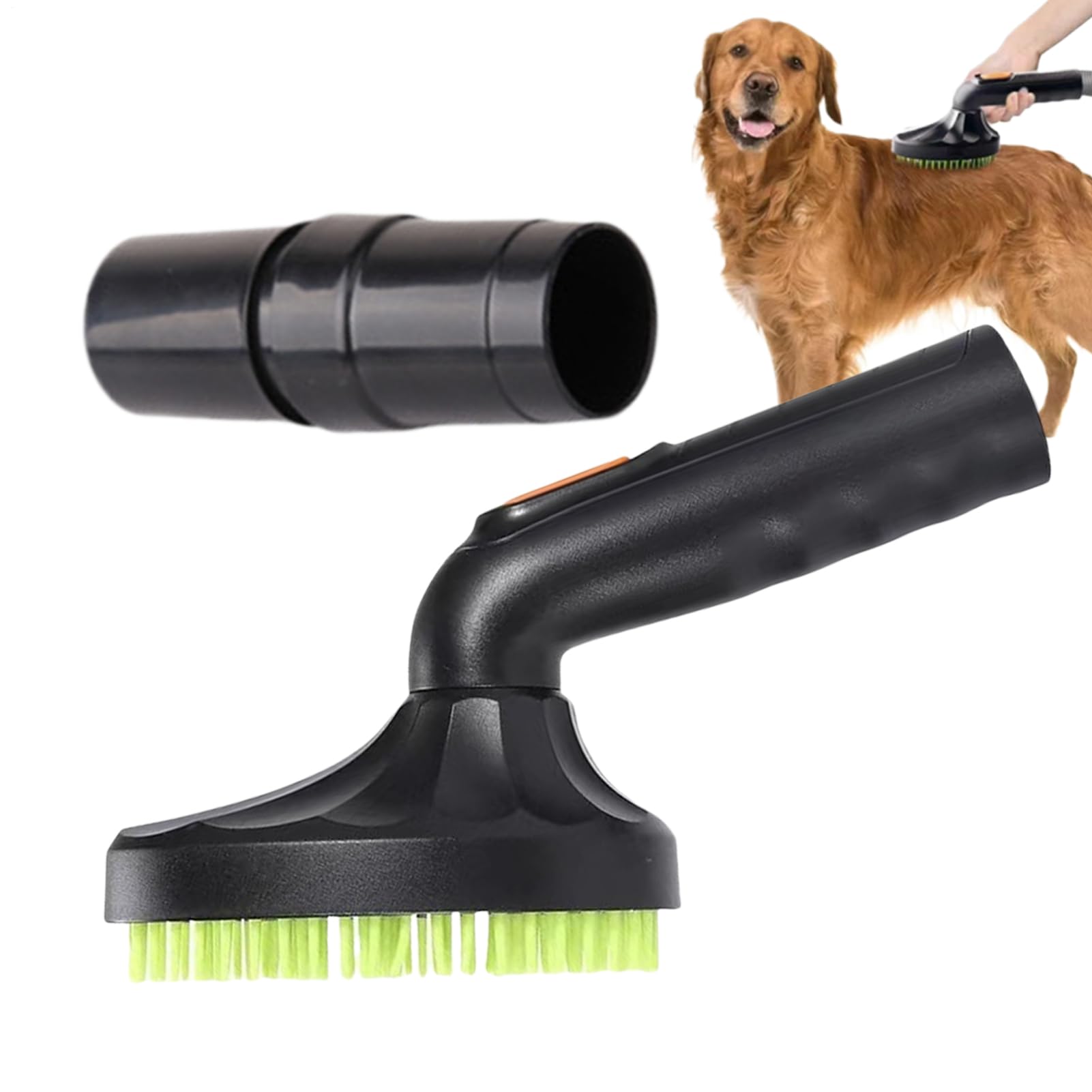 Kit De Aseo Para Mascotas - Accesorio De Aspiradora Para Gatos Y Perros, Negro, Herramienta De Eliminación De Pelo, Cepillo De Pelo De Perro, Compatible Con La Mayoría De Aspiradoras