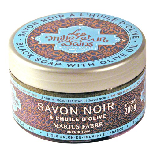 Preisvergleich Produktbild Schwarze Peeling Seife mit Olivenöl 200g Marius Fabre