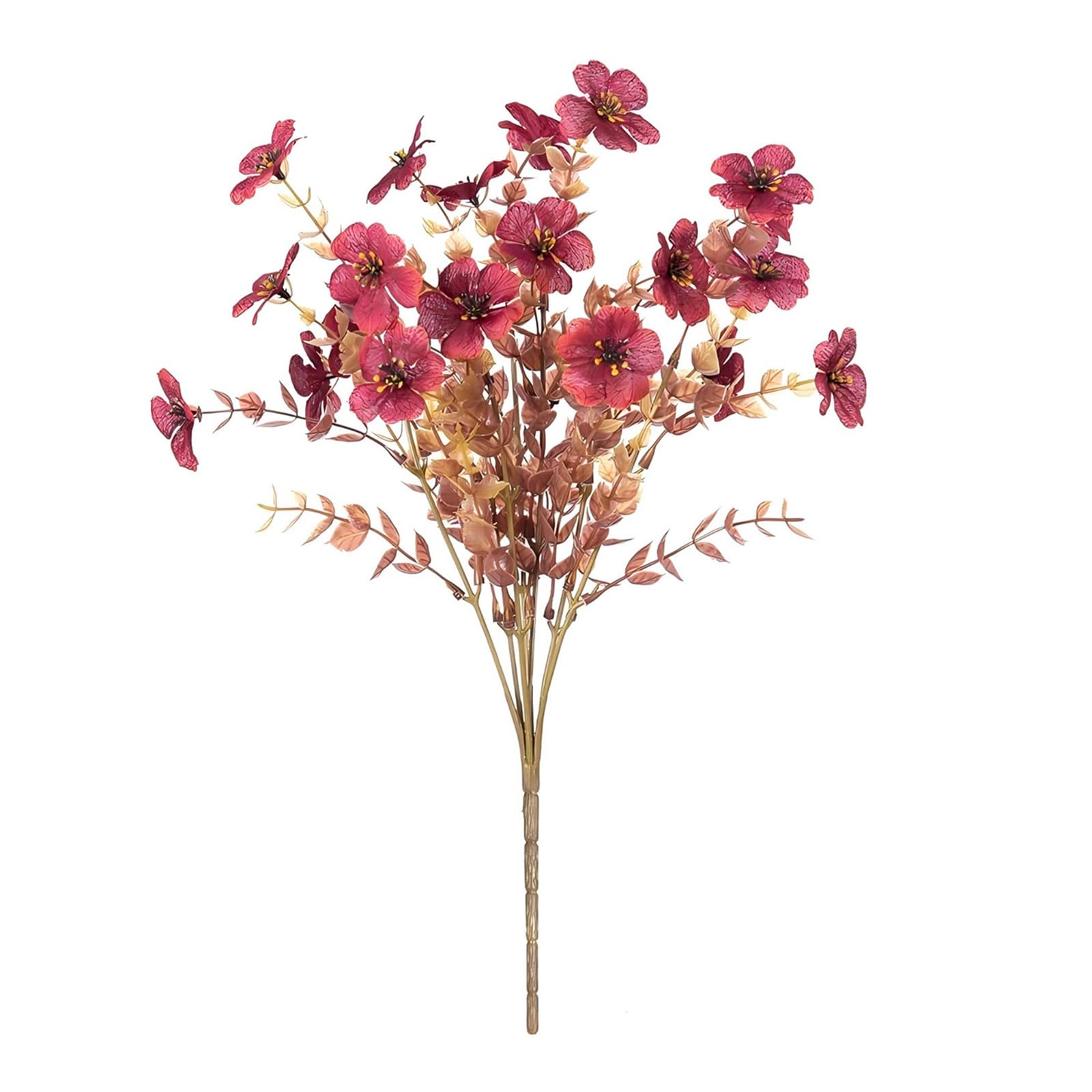 Tsophreniq Bright Violets Color Faux Flower Stems with Sturdy Construction Decorative Flower for Decors Blossomy Display