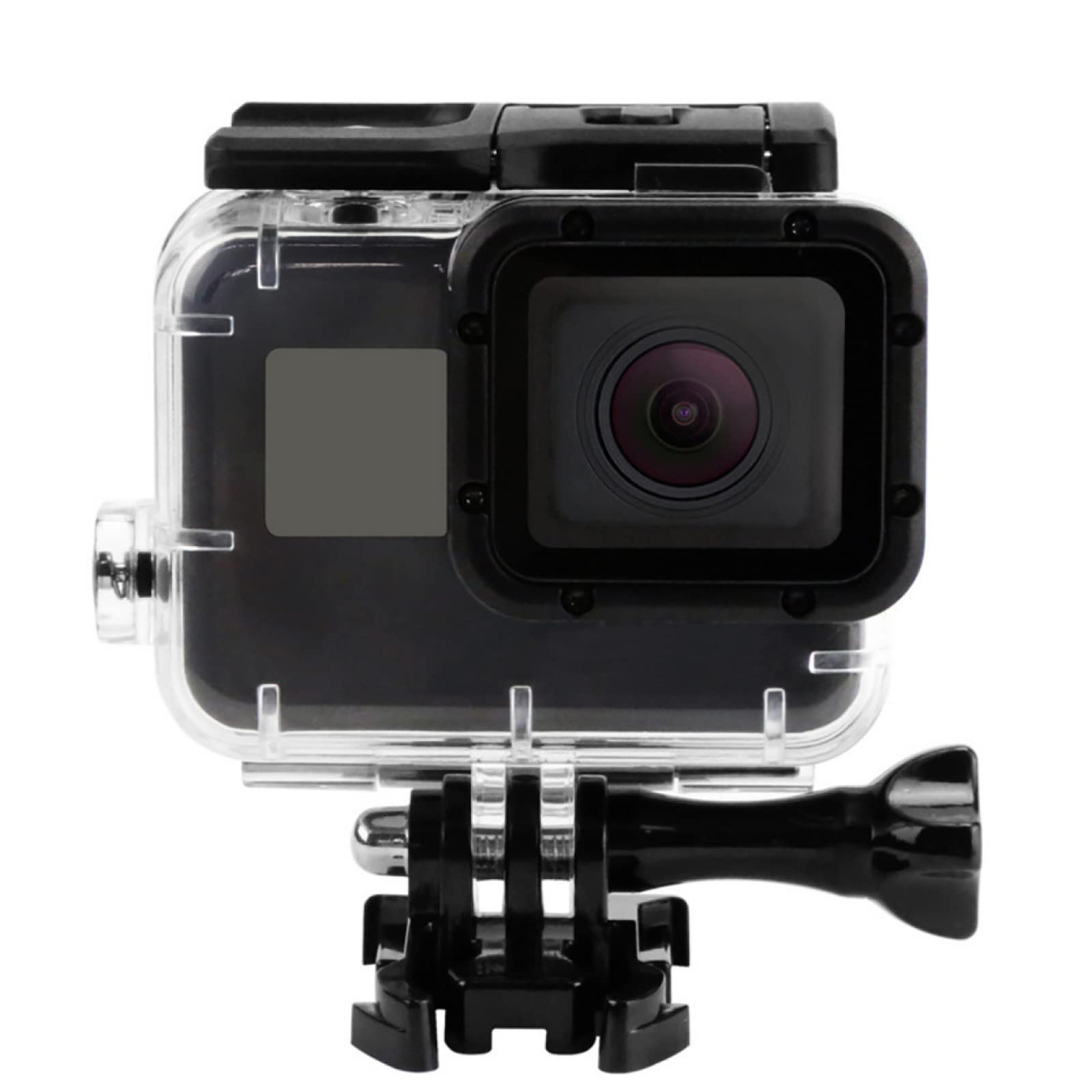 Transparent Underwater Diving Waterproof Housing Case with Touch Back Cover for GoPro Hero7 Action Camera Spare Part Accessory