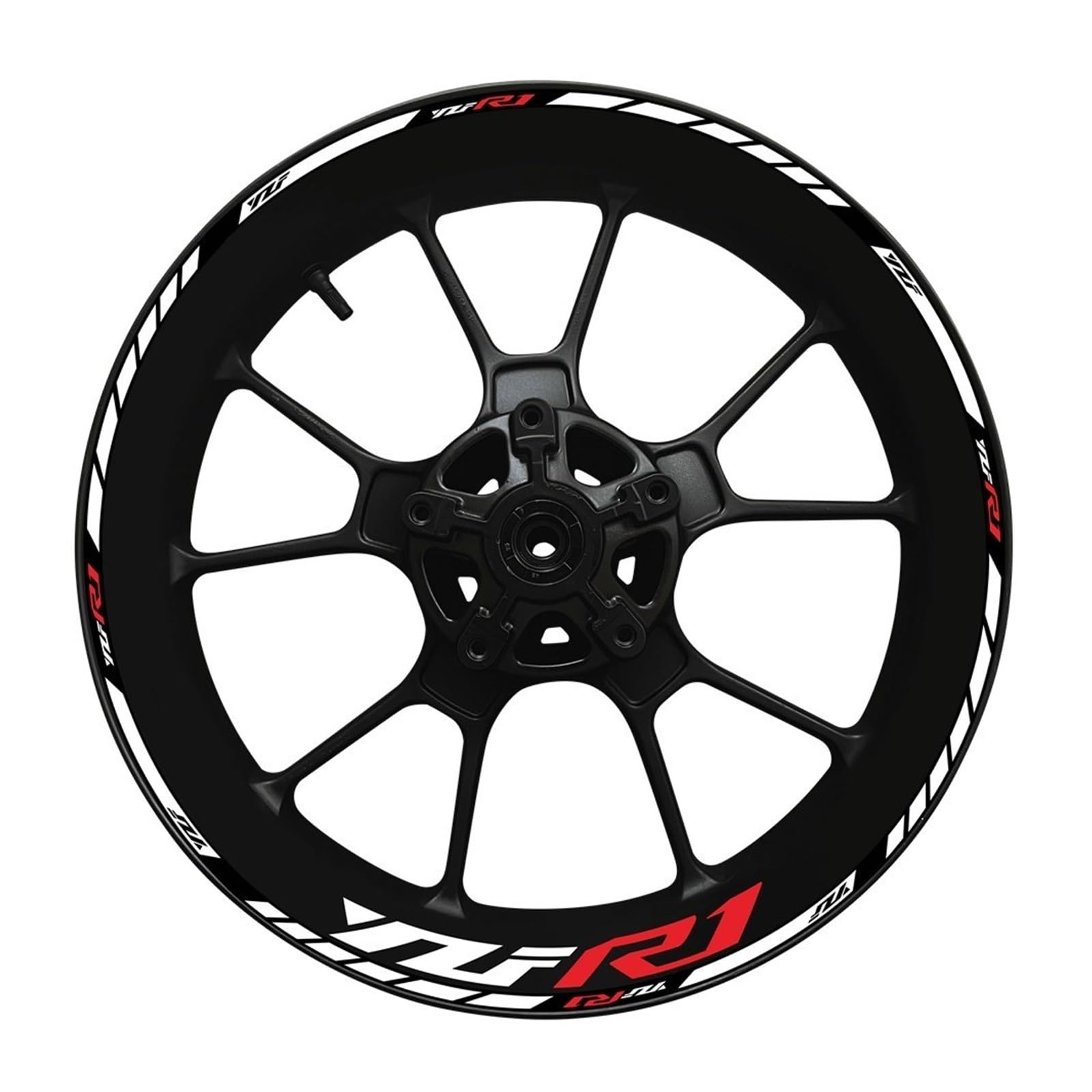 Motorcycle Decoration Set Rim Modification Reflective Sticker for for YZFR1 2022 17 Inch Wheel Hub for YZF for R1 Decal(17)