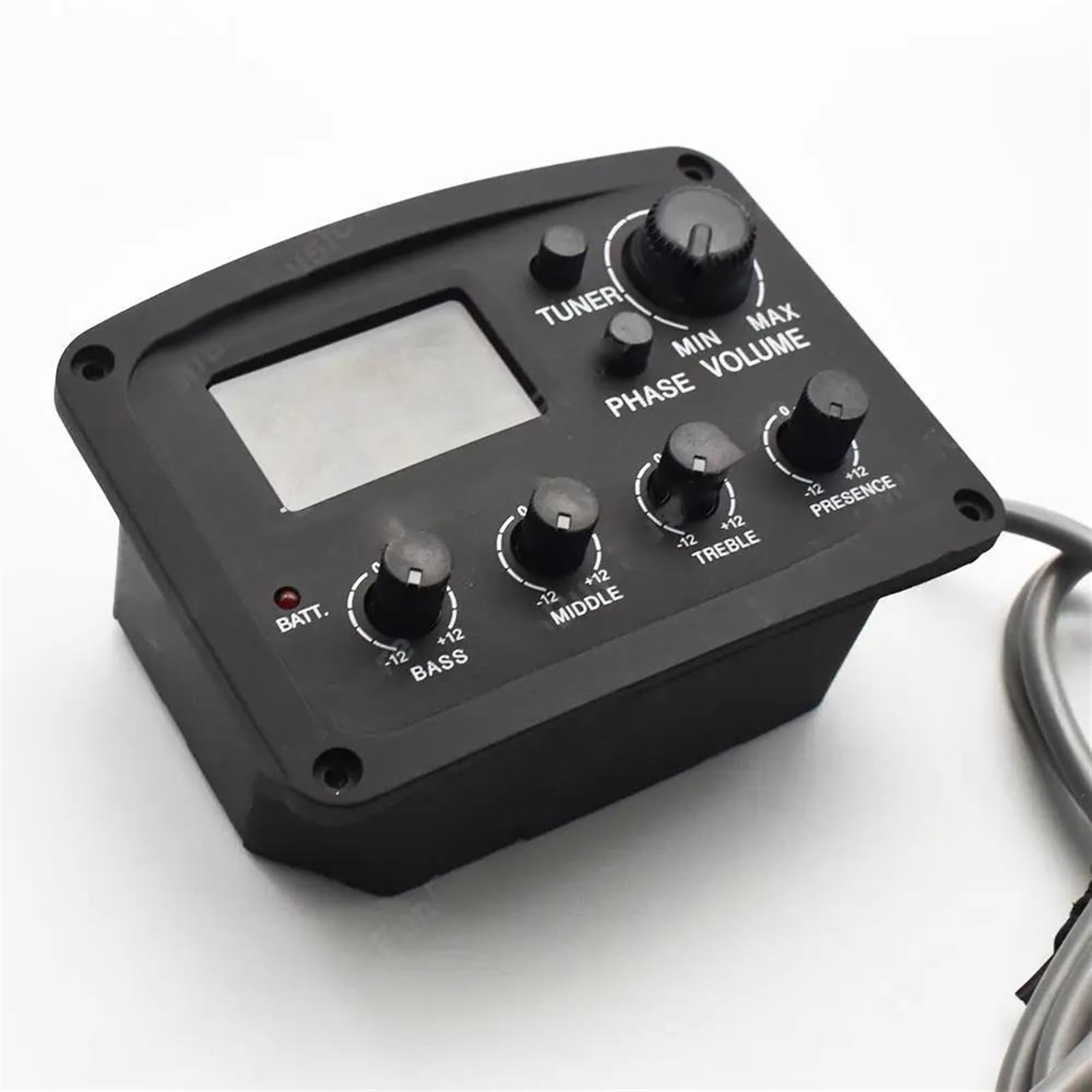 12 Set 4 Bande Pickup Per Chitarra Acustica Pickup Piezoelettrico Per Chitarra Preamplificatore Con Accordatore Equalizzatore Pickup