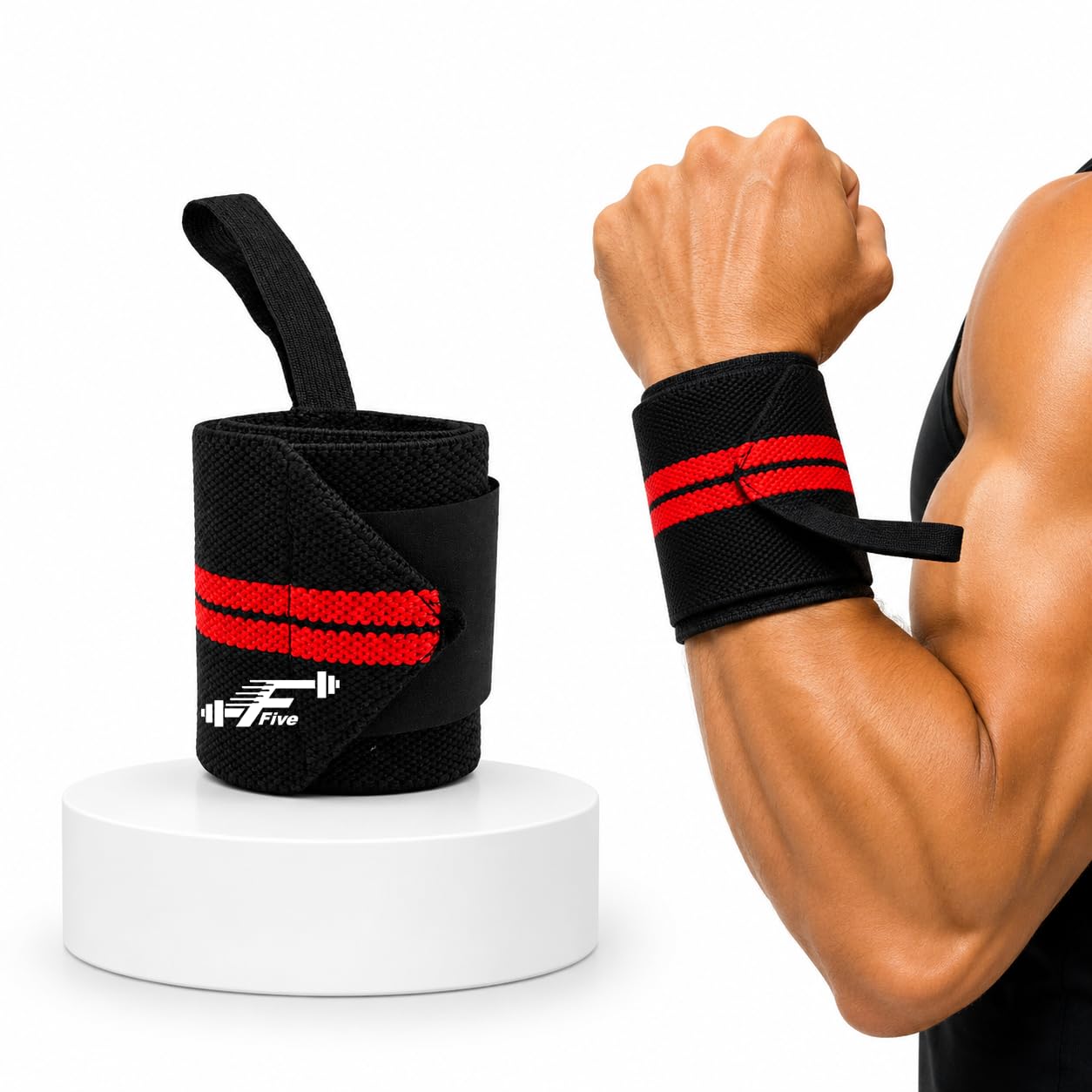 Wrist Wrap for Gym and Exercise, Men and Women Fitness Band Workout Support-image-1