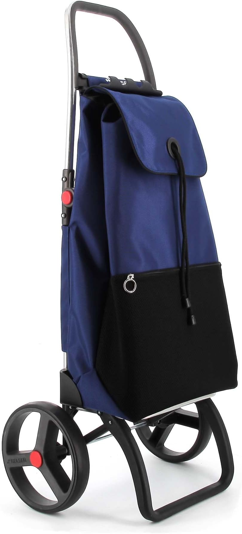 I-Max Urban MF 2 Big Wheel Foldable Shopping Trolley - Klein