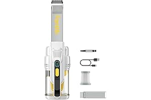 Fanttik Cruise V9 Cordless Vacuum Cleaner, 15000Pa Powerful Suction & Extra-Long Crevice Tool