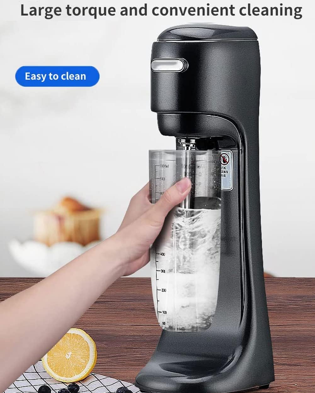 Frullatore Elettrico Per Frappè, Macchina Automatica Per Frappè Da 280 W Con Velocità Regolabile A 5 Marce, Frullatore Per Bevande Commerciale In Acciaio Inossidabile Per Cocktail/Banana/Fragola