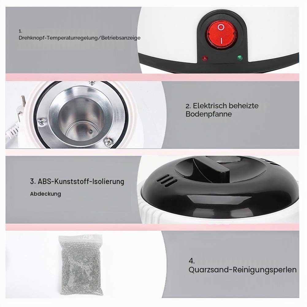 Nagelwerkzeuge Zubehör Sterilisator 200 ℃ Hochtemperatur-Reinigungswerkzeug Sterilisator mit Quarzglaskugeln, automatischer Metallwerkzeugsterilisator für den Schönheitssalon(#1)