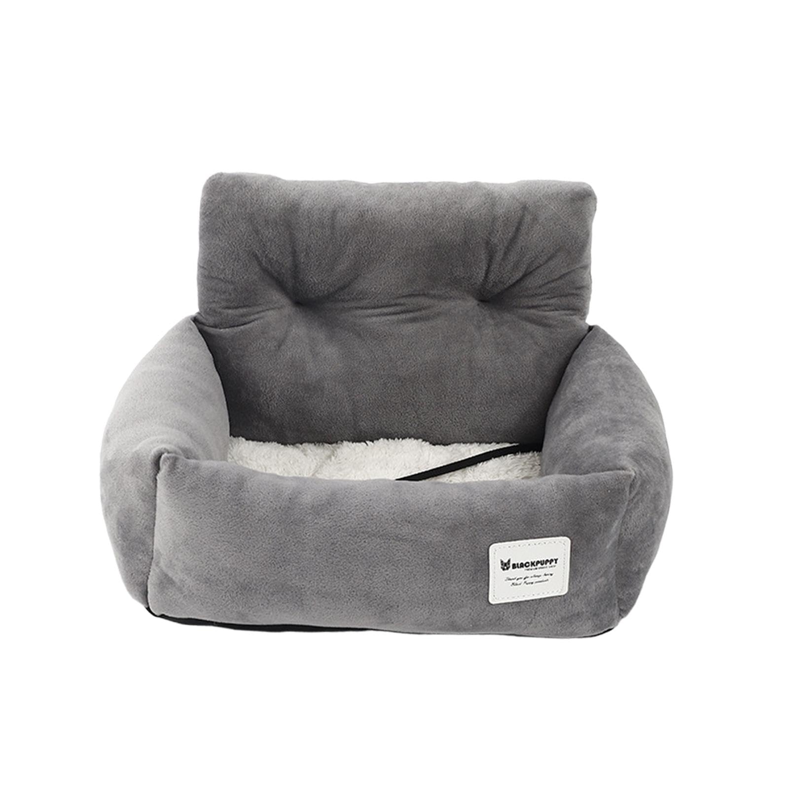 Gralara Asiento Elevador para Automóvil para Mascotas Transportín para Perros Y Gatos de Viaje Portátil Instale Fácilmente Accesorios de Tela Suave Y Cálido G, 53x42x29cm