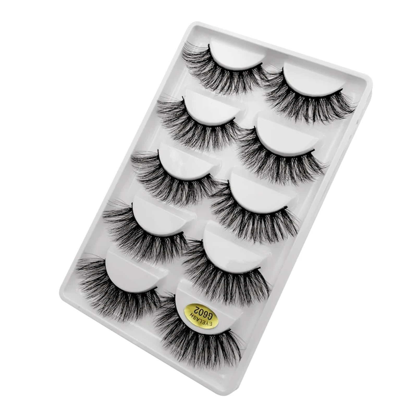 UAMOU Lashes 10 20 50 100 Boxes Mink Eyelashes 5 Pairs Natural False Eyelashes Thick Fluffy Faux Cils