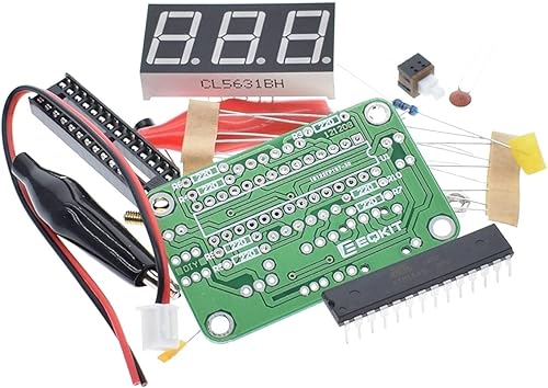 Miniatura 3 de HiLetgo VOT-8 Voltímetro Kit Medidor de Voltaje Electrónico Producción Suite DIY Kit para Estudiante Ejercicio Electrónico