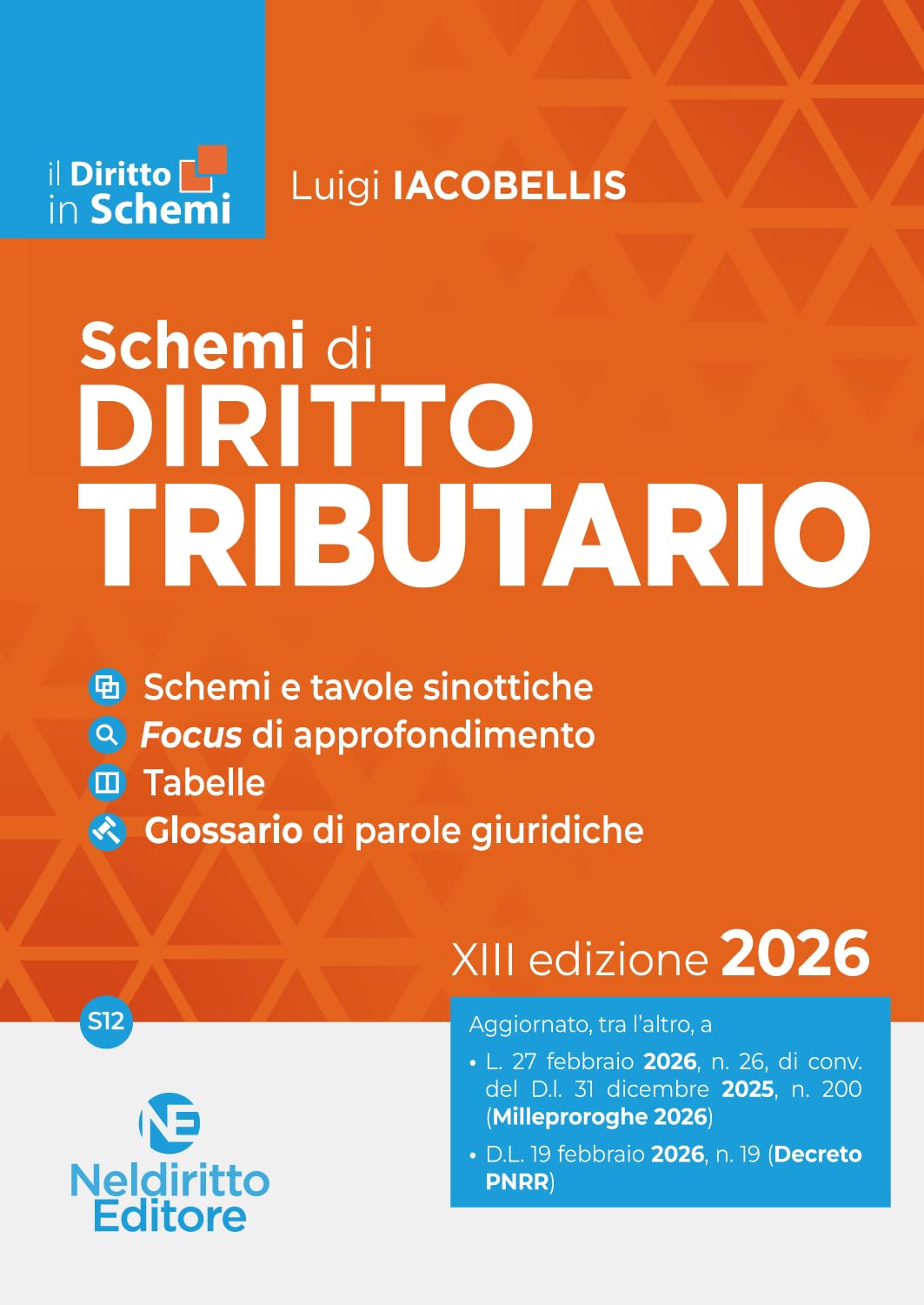 Schemi di diritto tributario 2026