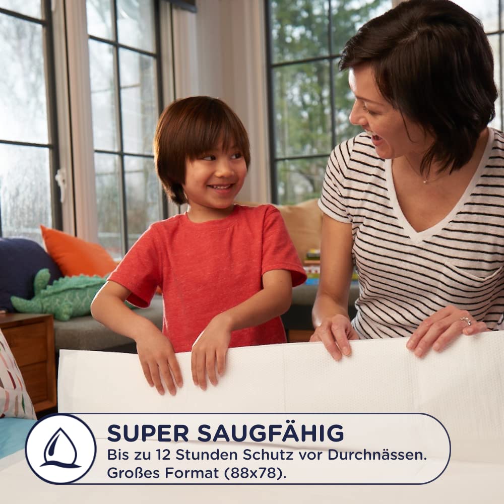 DryNites Bed Mats,saugfähige Einweg-Betteinlagen,4x7 Bettauflagen