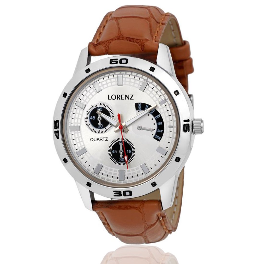 LORENZ Analogue Silver Dial Mens & Boys Watch - Mk-1059A (B078BJD9PZ) Amazon Price History, Amazon Price Tracker