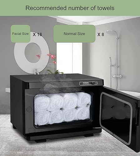 Miniatura 5 de Calentador de toallas calientes, calentador de toallas profesional, armario de toallas calientes con capacidad de 8 litros, calentador de toallas
