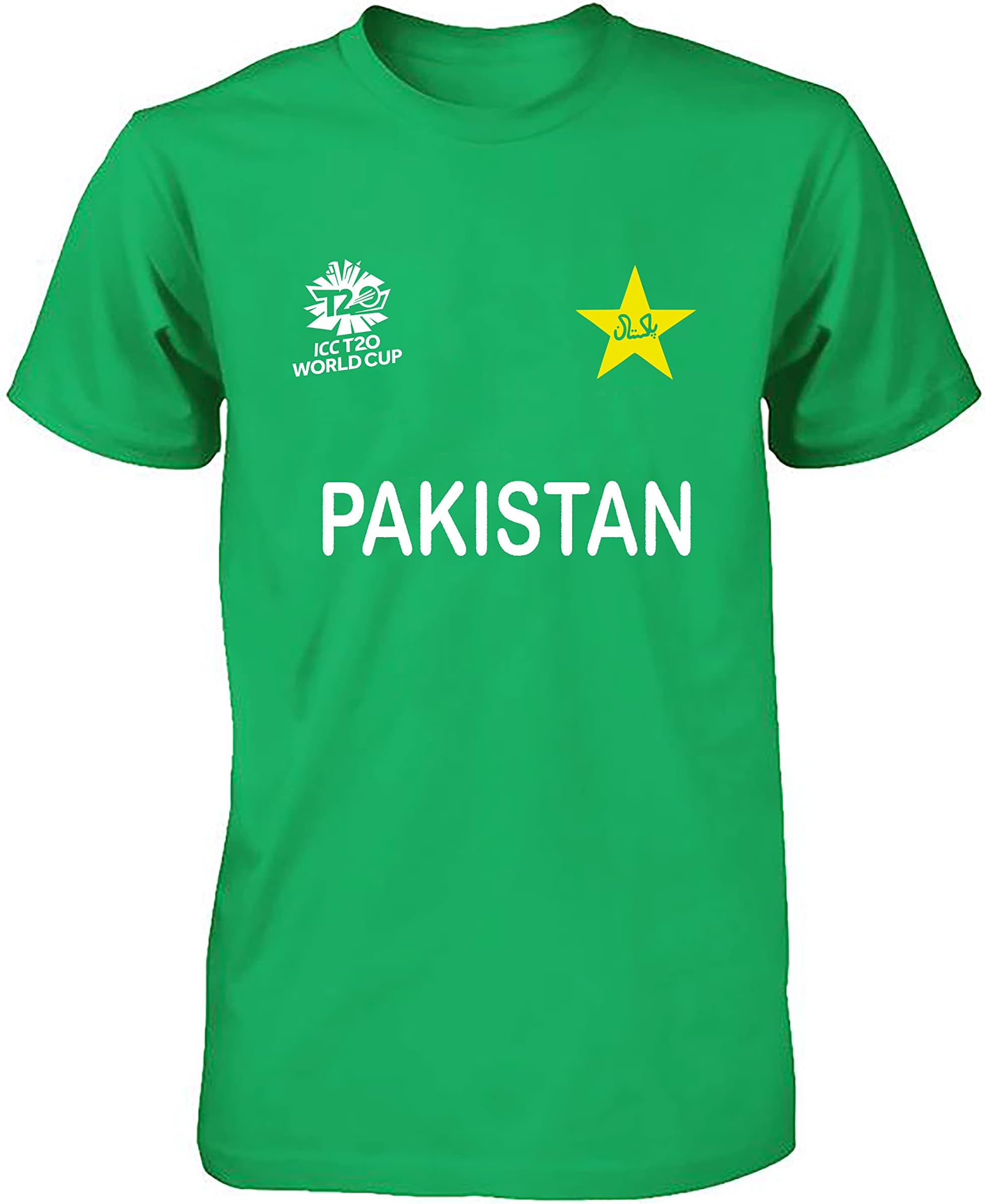 Men Women Cricket World Cup Shirt All Teams India Pakistan Australia South Africa England BANGLADES Newzealand Fan Supporters T Shirt 100% Cotton (Pakistan, XL)