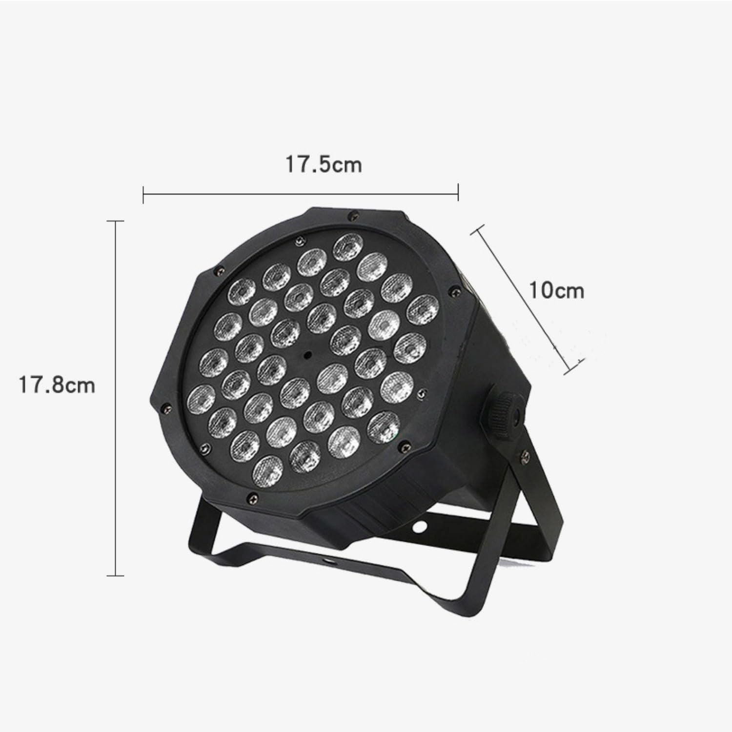LED Par Licht 36 LED Bühnenlicht Discolicht Partylicht RGB Digital Multiple x512 mit Fernbedienung, LED Strahler DJ Licht für Party Bar Stage Weihnachten,Halloween, Wedding(1 Pack)