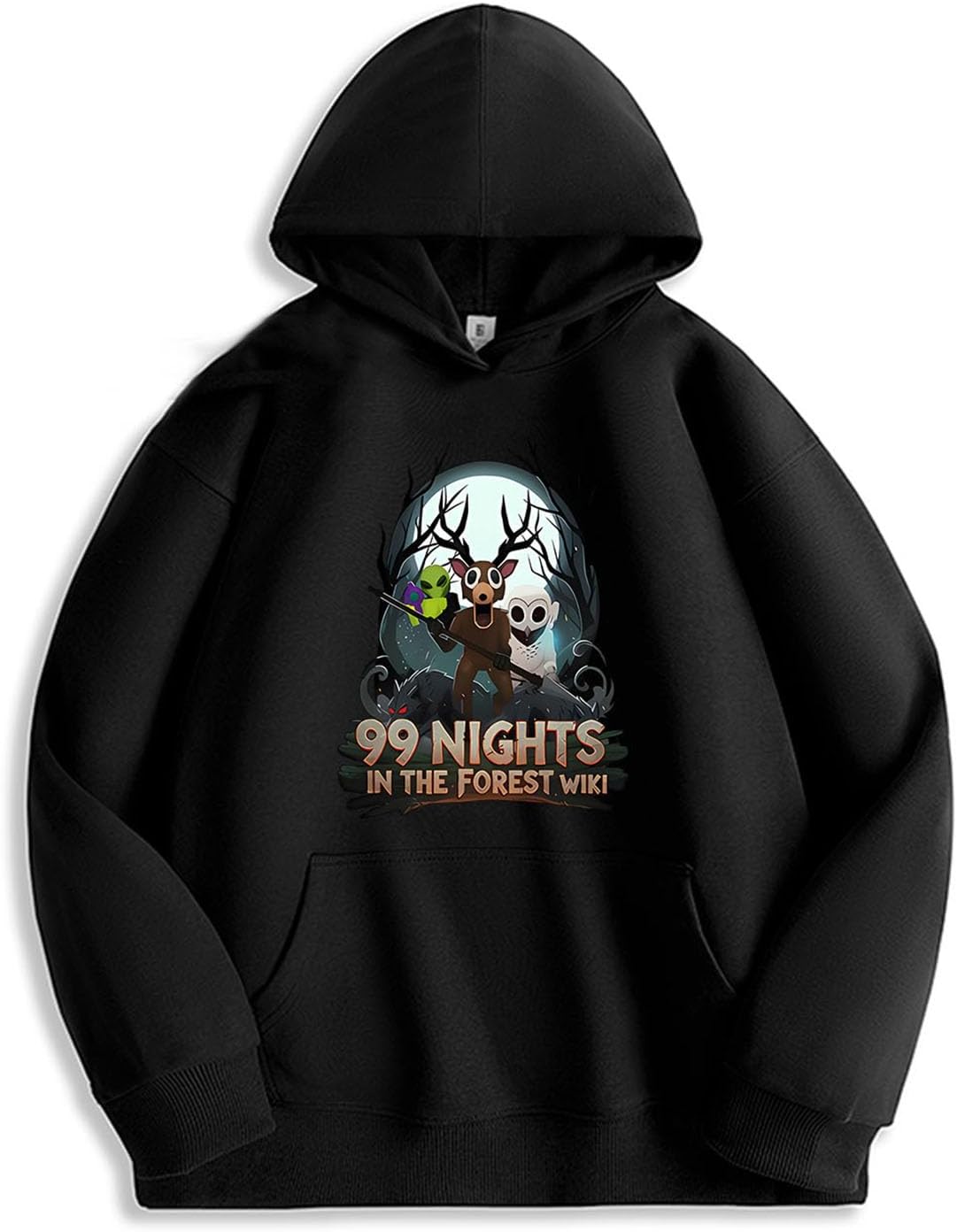 [FERTNBCV] 99nights in The Forest キッズパーカー 薄手の長袖Tシャツ 秋冬スウェットシャツ ゆった