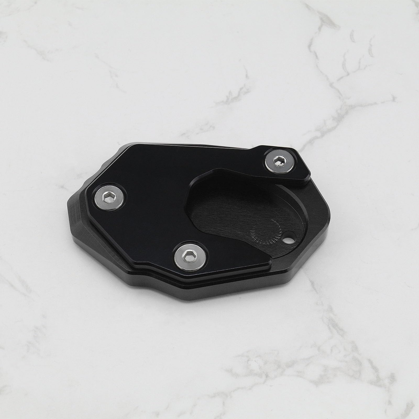 ECSiNG Aluminiowa podkładka przedłużająca do motocykla antypoślizgowa podstawka boczna powiększająca podkładka kompatybilna z Kawasaki Z900 Z650 2017-2021 Z1000 SX 2010-2020 ZX6R ZX10R ER6N ER6F