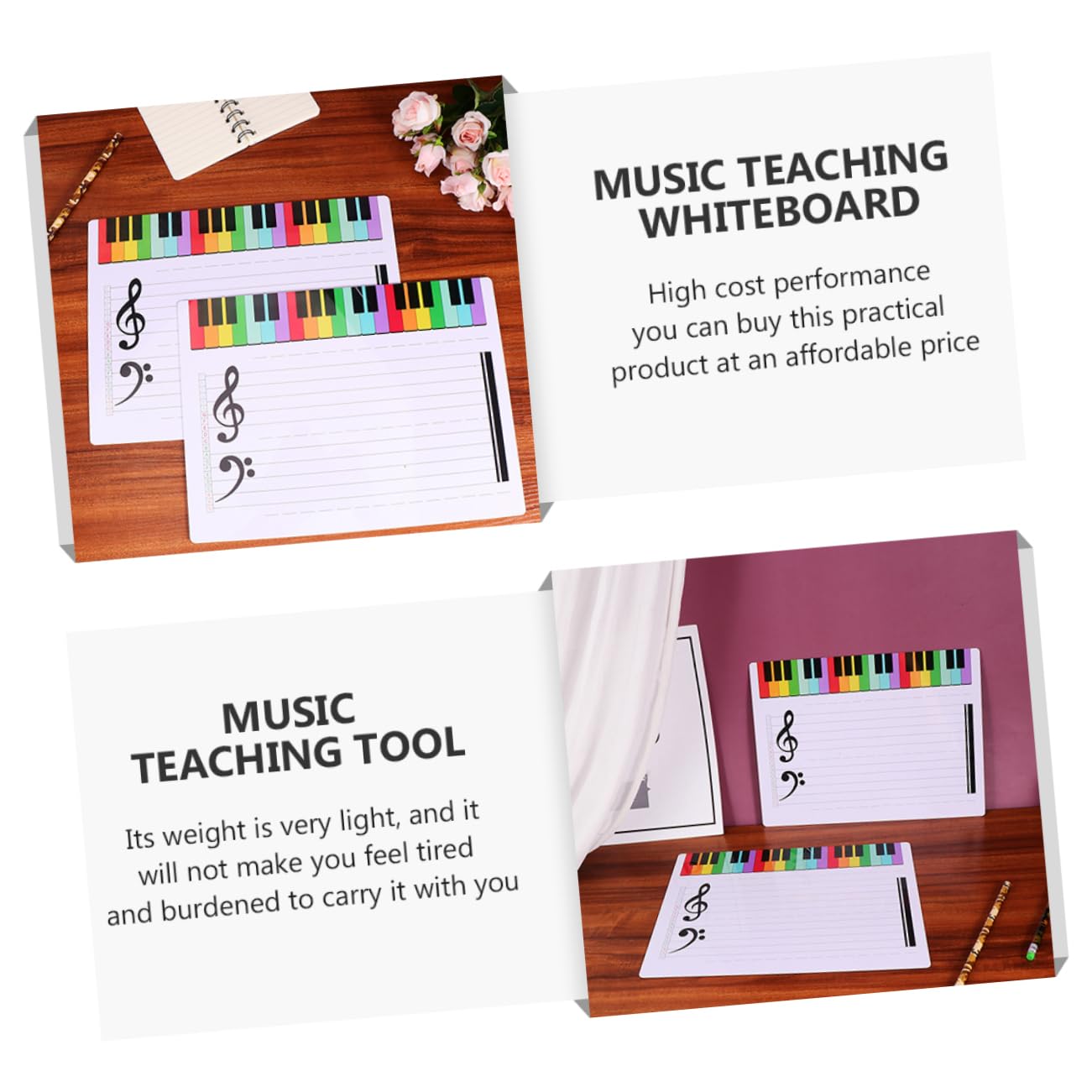 STOBOK 10stücke Erasierbares Musikunterricht Whiteboard Wiederverwendbare Notenlinien Tafel Für Effektives Musizieren Und Lehren Schule Und Zuhause Praktisches Hilfsmittel Für