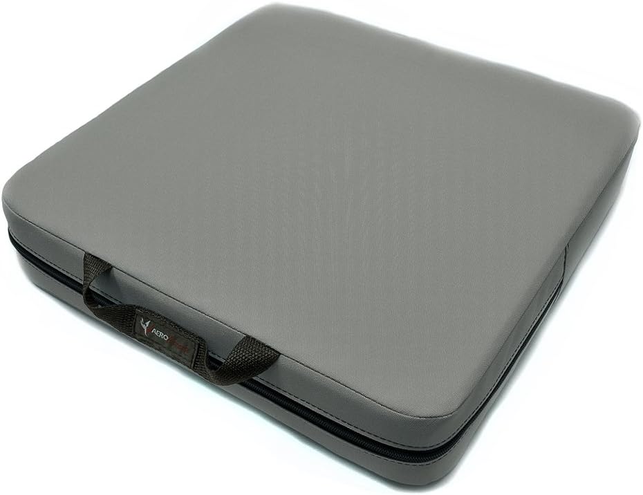 Aircraft Seat Cushion - Bottom Only - 2" Thick (Gray)