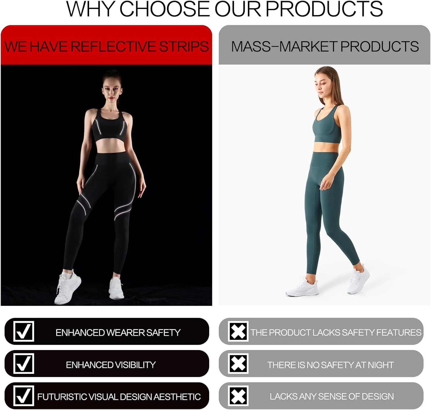 Workout Sets for Women 2 Piece Reflective Sports Set Bra Elastic Yoga Athletic Sets Matching Pilates Gym Clothes - Image 3