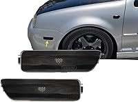 Vista 1 de Carcasas de lámparas de marcador lateral de parachoques delantero compatibles con Volkswagen MK4 Golf GTI R32 Rabbit Jetta 1999-2005, reemplaza