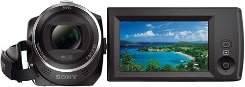 Miniatura 3 de Sony HDR-CX405 HD Handycam (HDRCX405/B) + monitor 4K + 2 tarjetas de memoria de 64 GB + bolsa + 3 baterías NP-BX1 + lector de tarjetas + luz LED +