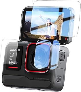 MOOKEENONE 6Pcs Camera Explosion-proof Protective Film HD Tempered Film for Insta360 Ace Pro Action Camera