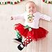 Disfraz Navidad Bebe Niña 1-6 años Reno Princesa Tutu Vestido Tops +...