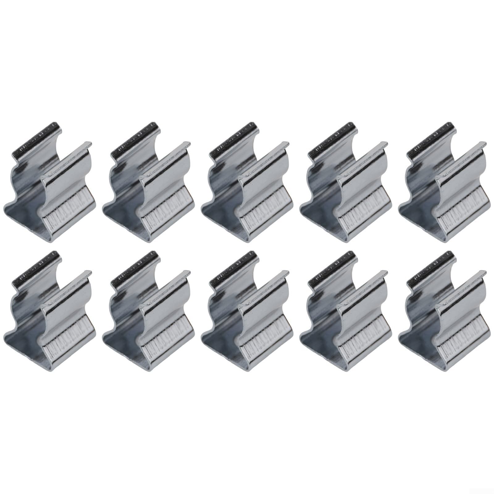 10Pcs Spring Terry Clips, Open Type Spring Tool Clips Steel Terry Clips, For Organizing Tools Brooms Brushes Rakes/Pipes In Garages Workshops Sheds Cabinets(6mm)