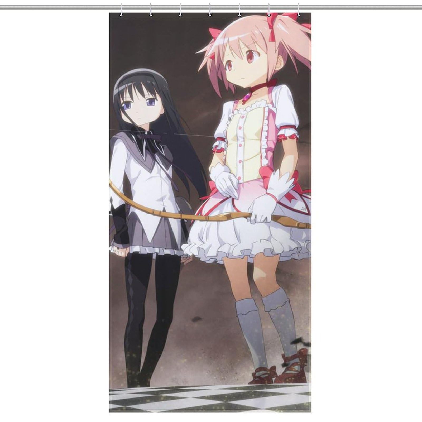 Amazon｜シャワーカーテン 魔法少女まどか☆マギカ 鹿目まどか 暁美 