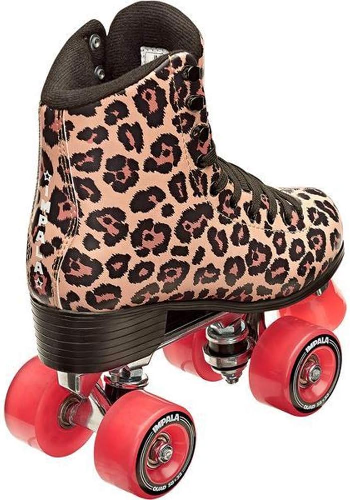 Impala Roller Skates (Leopard, Size 6)