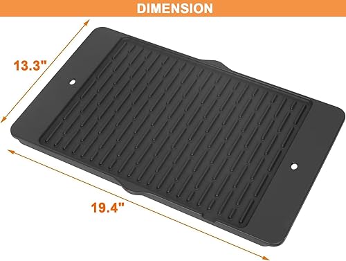 Vista 10 de 7404 Plancha reversible de hierro fundido para piezas de parrilla Weber Summit, placa de plancha para Weber Summit 400/600 SER Part Summit Silver