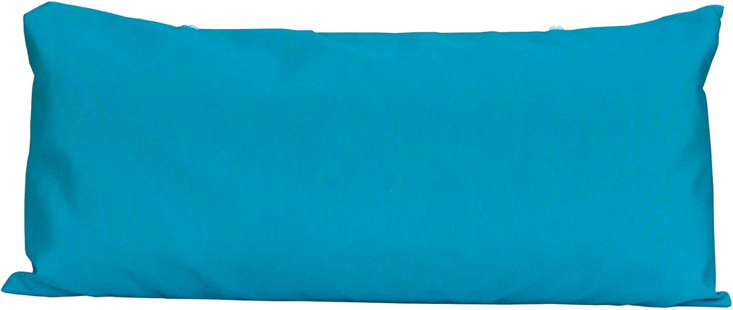 The Hamilton Collection 33" Green Hammock Rectangular Pillow with Tie-Offs