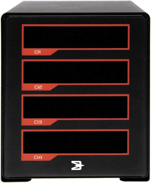 Get Cheap Price BLACKJET TX-4DS Thunderbolt 3 Cinema 4-Bay Dock System, Professional Video Post Production, DIT, Workflow, 40Gbps, Editing, Storage, NVMe, SSD, Archive