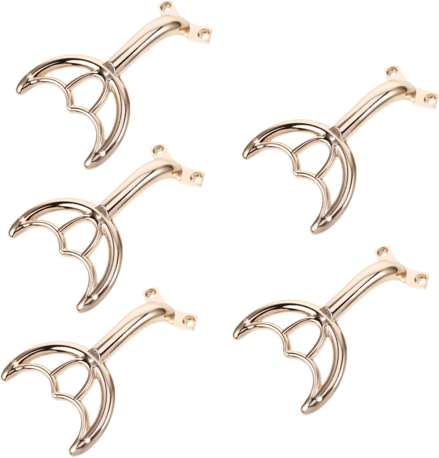 Ciieeo 5pcs Fan Support Rod Worn Portable Fan Accessories Interior Door Knobs Machines Handles Feature Ceiling Fan Replacement Blades Holder Port Ceiling Fans Tank Zinc Alloy Golden