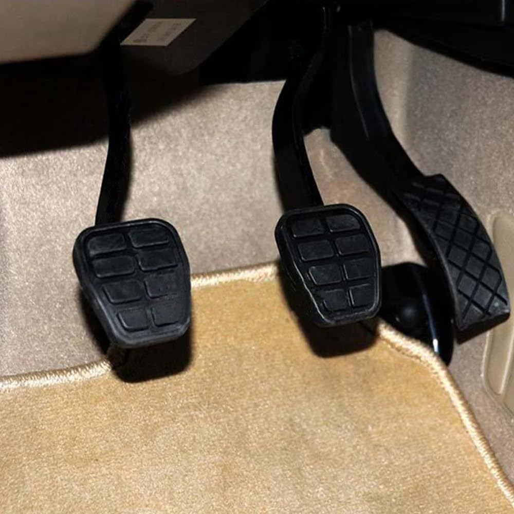 Brake Pedal Brake Clutch Pedal Pads for Polo 6N Mk2 Coupe 1981-1999, 1 Pair Rubber Pad Cover Car Foot Pedals Covers Replacement 321721173