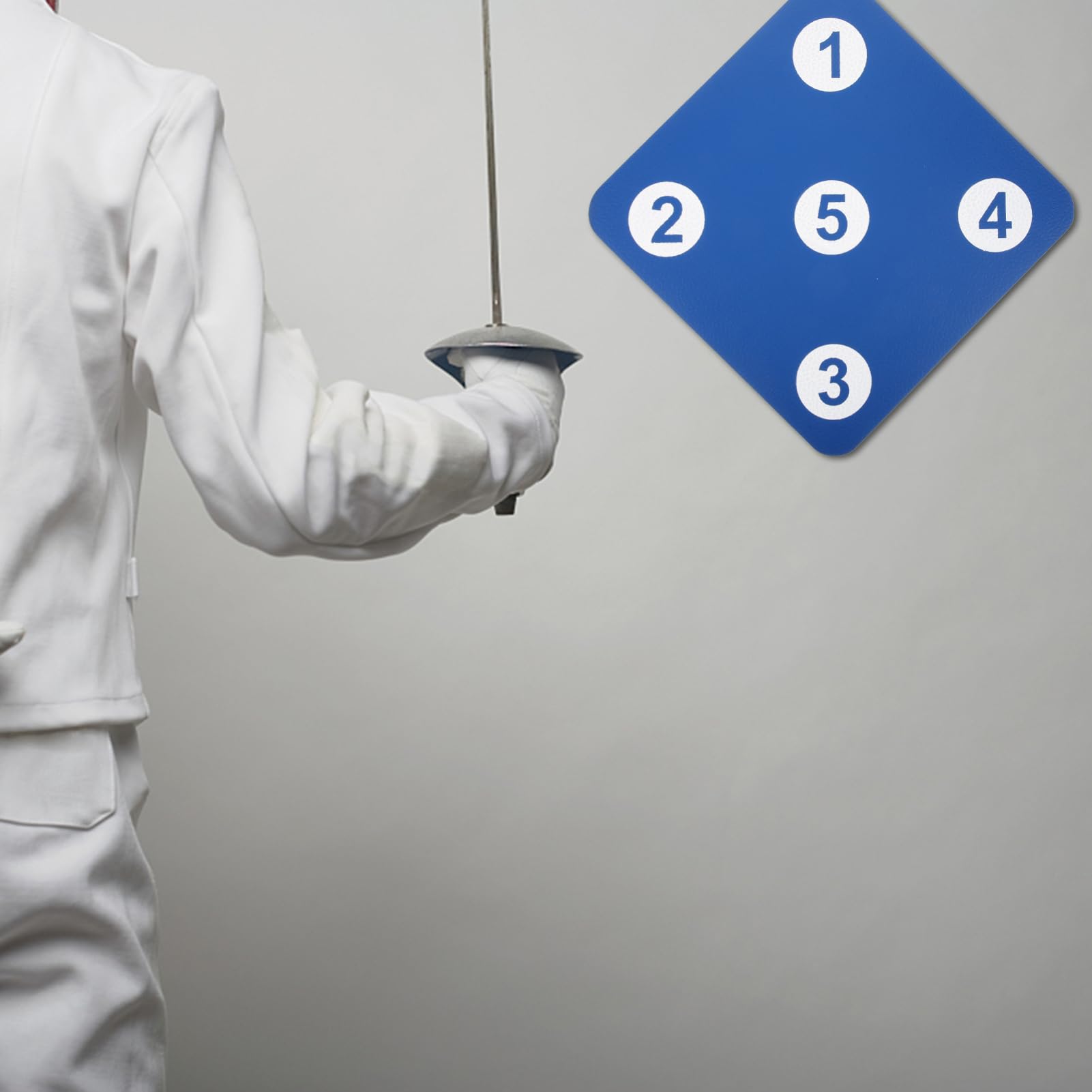 BCOATH Wall-Mounted Archery Target for Fencing Training - Precision Practice Tool for Skill Improvement - Small Portable Rubber Fence