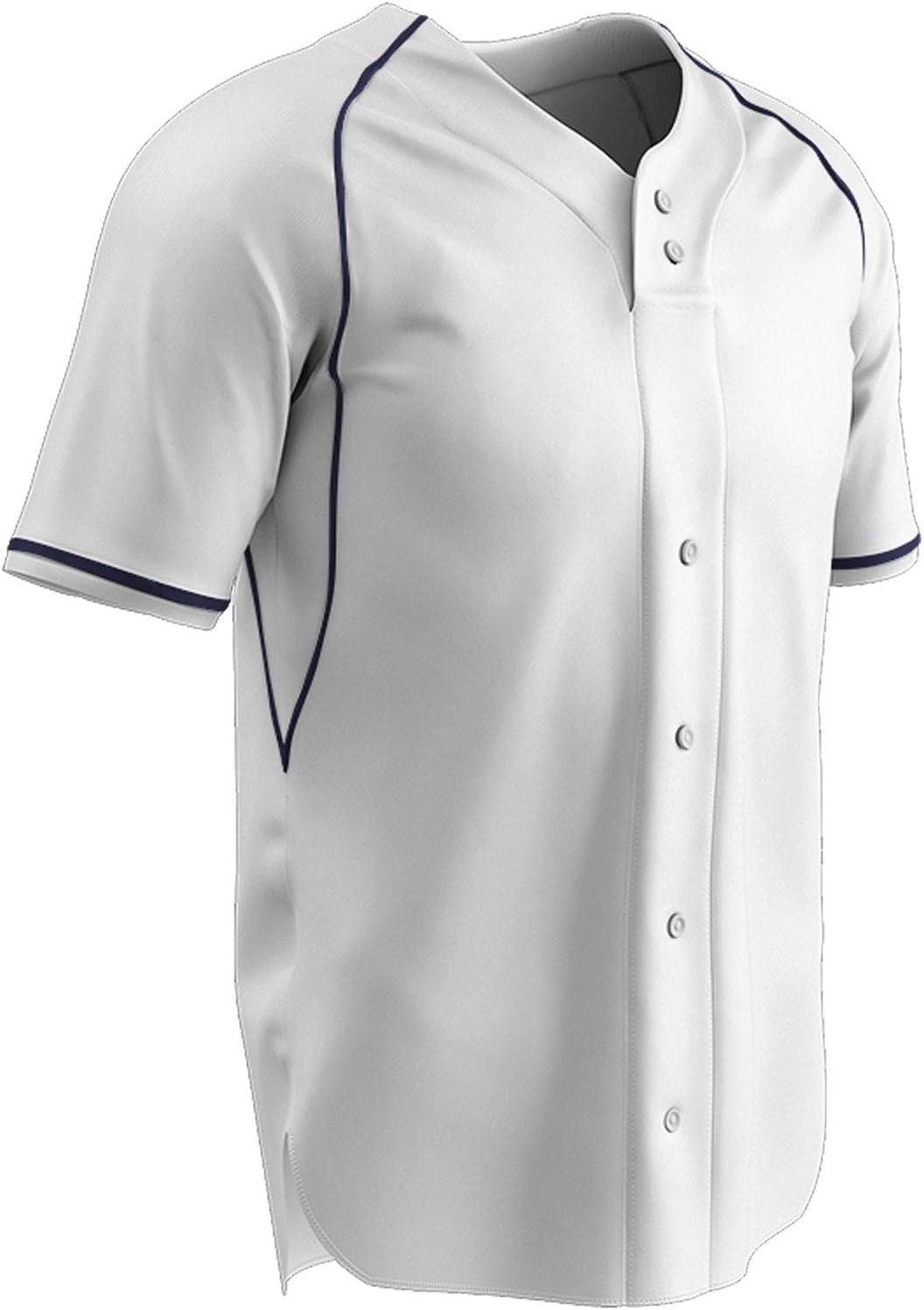 CHAMPRO Men's Cycle 2 Faux Button Baseball/Softball Jersey