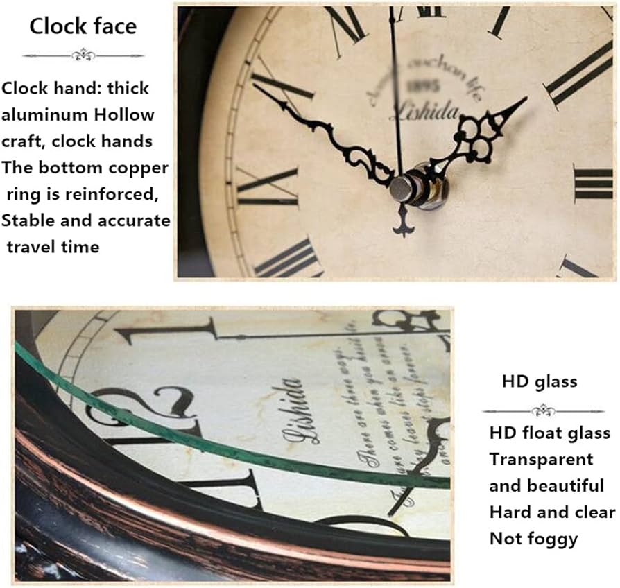 Amazon.co.jp: 置き時計、ヴィンテージサイレントベッドサイドデスク Amazon.co.jp: 置き時計、ヴィンテージサイレントベッドサイドデスク