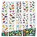 15 Feuilles Tatouage Enfant Dinosaure,Tatouage Lumineux Enfant Garcon,Tatouage Dino,Tatouages Temporaires de Dinosaure,Tatouages ephémères Étanche,Decalcomanie Enfant de Fête d'anniversaire Cadeau