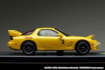 1/64 MAZDA RX-7 (FD3S) RED SUNS/Initial D VS Nakazato Keisuke Takahashi Driver Figure Included, HJ645007DB