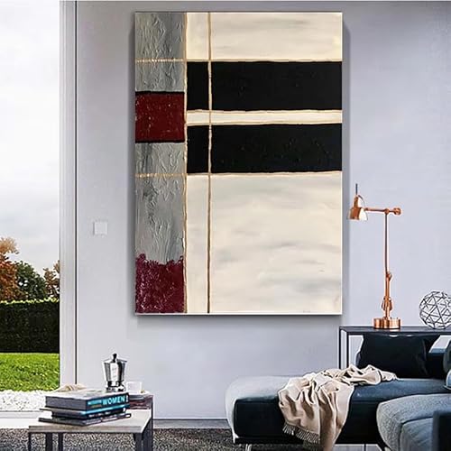 AEFOUU Abstract Wall Art Decor Large Painting Canvas Print Minimalist Modern Painting Pictures Modern Home Wall Decor(30x42cm/12x17in/Frameless)