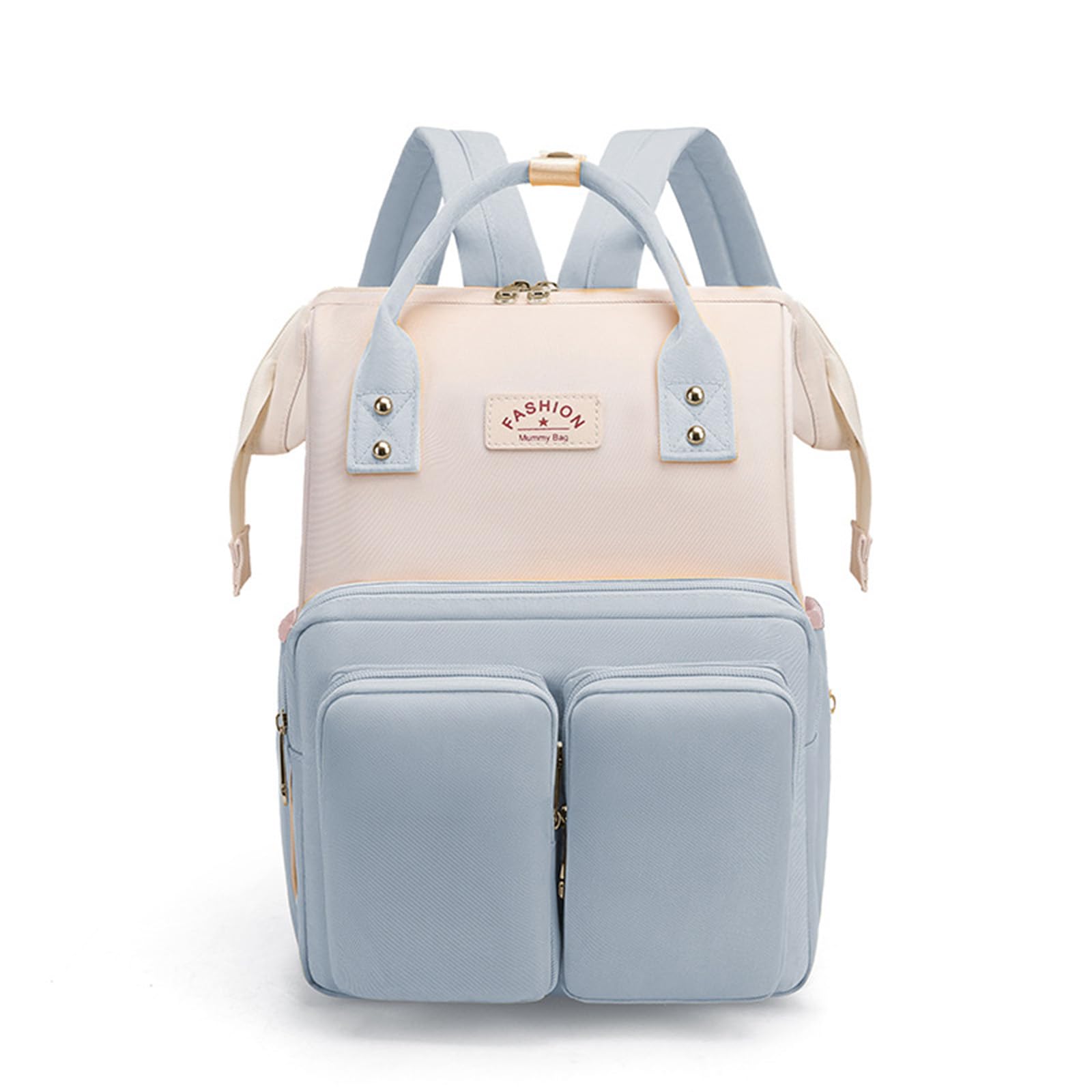 SONARIN Multifunzionale Portatile Zaino Fasciatoio,Grande Capacità Impermeabile Borsa per Pannolini Zaino Mamma Neonato Borsa Fasciatoio da Viaggio con Ganci per Passeggino(Blu)