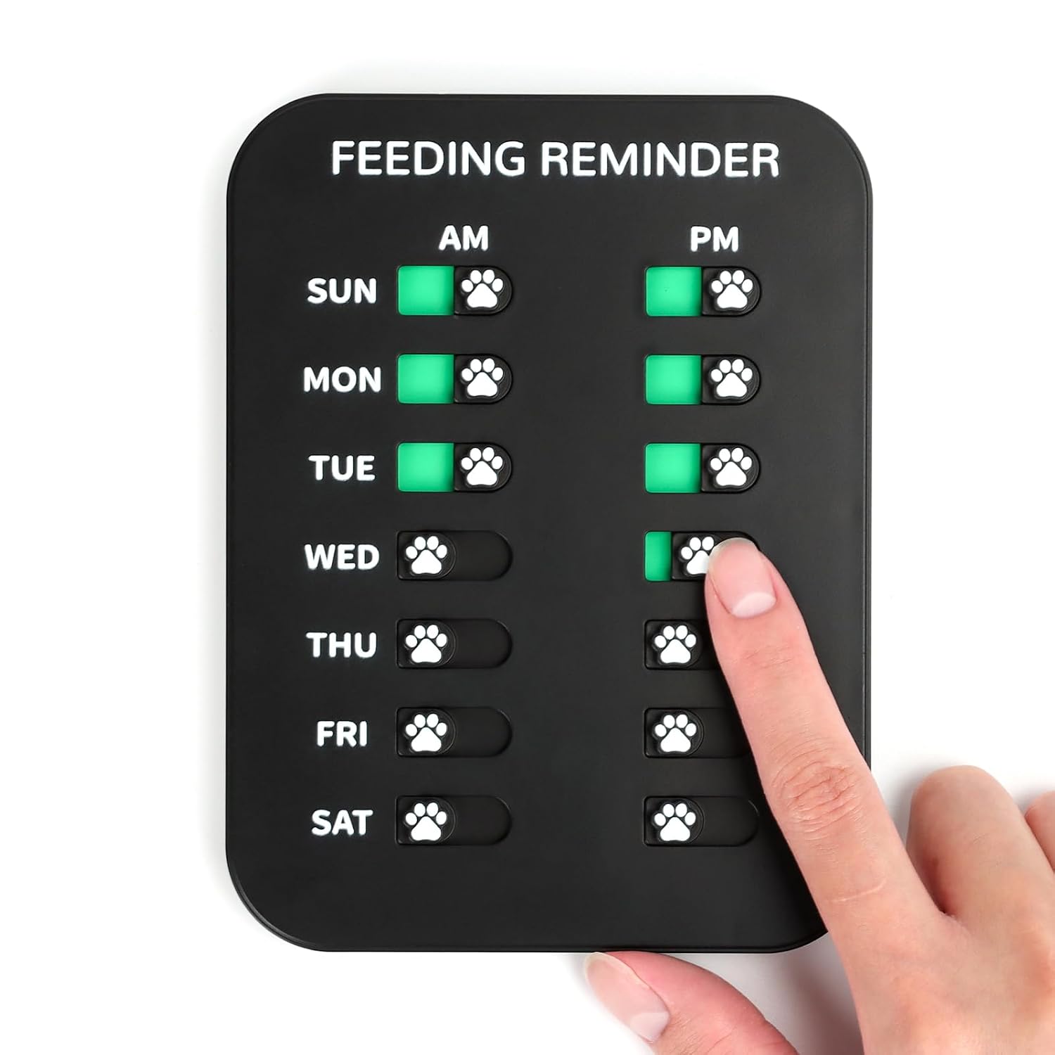 YAUYIK Pet Health Management Set: Digital Pet Scale for Accurate Weighing & Magnetic Feeding Reminder Sticker, Complete Kit to Monitor Your Pet's Diet and Weight for Optimal Health