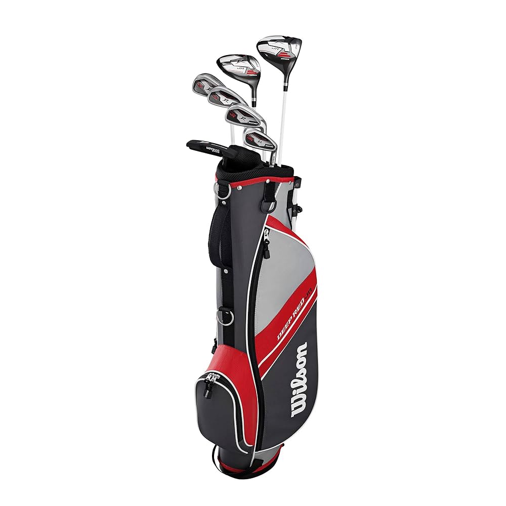 Wilson Staff Golf Set for Kids, Deep Red Tour, Unisex