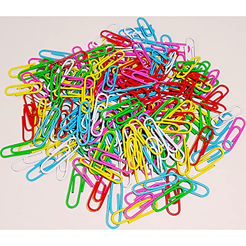 1a-becker 200x Büroklammern Papierklammern Briefklammern Büro Schule Zubehör bunt Cover