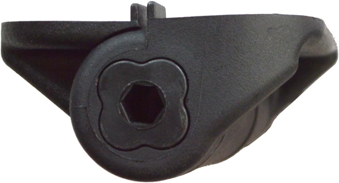 Cornerstone Black Adjustable Hinges for Aluminum Fencing | with Alignment Legs | CH102V-SD-BK
